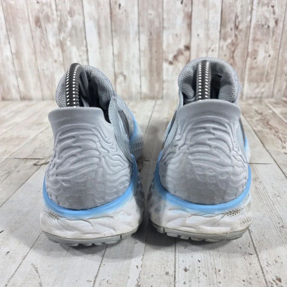 New Balance Fresh Foam 1080v10 Womens Grey Blue Running Shoes W1080G10 Size 8.5